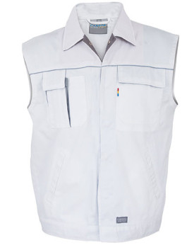 Veste Personnalisée Sans Manche Homme 300 g/m² - Carson Contrast CC700 - Vêtement de travail Personnalisé avec marquage brode...