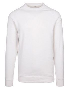 Sweat Personnalisée Manche Longue|avec liseré|Raglan Col rond Homme  250 g/m² - Build Your Brand BY094 - Sweat Personnalisé a...