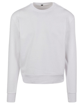 Sweat Personnalisée Manche Longue|avec liseré Col rond Homme ou Femme 280 g/m² - Build Your Brand BY120 - Sweat Personnalisé ...