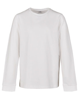 Tee shirt Personnalisé Manche Longue|avec liseré Col rond Enfant  200 g/m² - Build Your Brand BY135 - Tee shirt Personnalisé ...
