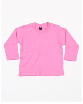 Tee shirt Personnalisé Manche Longue Col rond Enfant  200 g/m² - Babybugz BZ11 - Vêtements Enfant Personnalisés avec marquage...