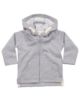 Sweat Personnalisée Manche Longue|avec liseré Enfant  250 g/m² - Babybugz BZ32 - Vêtements Enfant Personnalisés avec marquage...