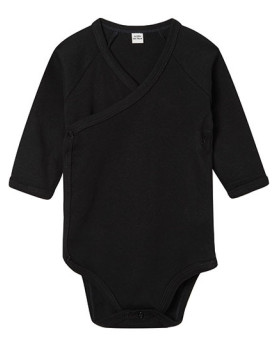 Grenouillères & pyjamas Personnalisés Manche Longue|Raglan V-Neck Enfant  200 g/m² - Babybugz BZ60 - Pyjamas avec marquage br...