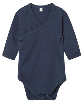 Grenouillères & pyjamas Personnalisés Manche Longue|Raglan V-Neck Enfant  200 g/m² - Babybugz BZ60 - Pyjamas avec marquage br...
