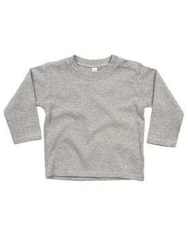 Tee shirt Personnalisé Manche Longue Col rond Enfant  200 g/m² - Babybugz BZ11 - Vêtements Enfant Personnalisés avec marquage...