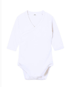 Grenouillères & pyjamas Personnalisés Manche Longue|Raglan V-Neck Enfant  200 g/m² - Babybugz BZ60 - Pyjamas avec marquage br...