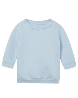 Sweat Personnalisée Manche Longue|avec liseré Bande de propreté|Col rond Enfant 280 g/m² - Babybugz BZ64 - Sweat Personnalisé...