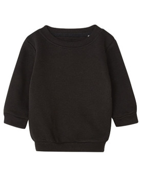 Sweat Personnalisée Manche Longue|avec liseré Bande de propreté|Col rond Enfant 280 g/m² - Babybugz BZ64 - Sweat Personnalisé...