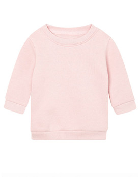Sweat Personnalisée Manche Longue|avec liseré Bande de propreté|Col rond Enfant 280 g/m² - Babybugz BZ64 - Sweat Personnalisé...