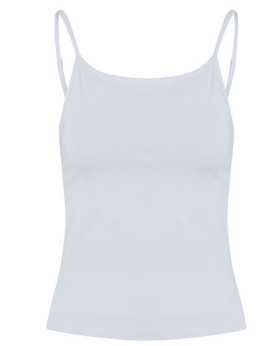 Tee shirt Personnalisé Fines bretelles Femme  180 g/m² - Build Your Brand BY314 - Tee shirt Personnalisé avec marquage broder...