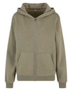 Sweat Personnalisée Manche Longue|avec liseré Femme  330 g/m² - Build Your Brand BY290 - Sweat Personnalisé avec marquage bro...