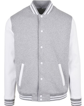 Sweat Personnalisé Manche Longue avec liseré Homme 330 g/m² - Build Your Brand Basic BB004 - Sweat Personnalisé avec marquage...