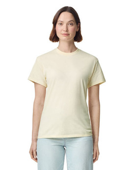 Tee shirt Personnalisé Manche Courte Duo 180 g/m² (White: 170 g/m²) - Gildan 5000 - Tee shirt Personnalisé avec marquage brod...