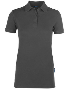 Polo Personnalisé Manche Courte avec liseré Femme 180 g/m² - HRM 602 - Polo Personnalisé avec marquage broderie, flocage ou i...