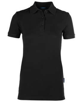Polo Personnalisé Manche Courte avec liseré Femme 180 g/m² - HRM 602 - Polo Personnalisé avec marquage broderie, flocage ou i...