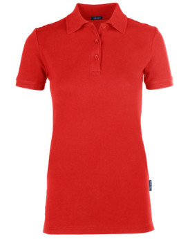 Polo Personnalisé Manche Courte avec liseré Femme 180 g/m² - HRM 602 - Polo Personnalisé avec marquage broderie, flocage ou i...