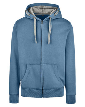 Sweat Personnalisé Manche Longue avec liseré Homme 320 g/m² - HRM 701 - Sweat Personnalisé avec marquage broderie, flocage ou...