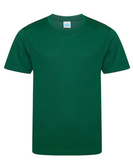 Tee shirt Personnalisé Manche Courte Bande de propreté|Col rond Enfant 140 g/m² - Just Cool JC001J - Vêtements de Sport Perso...