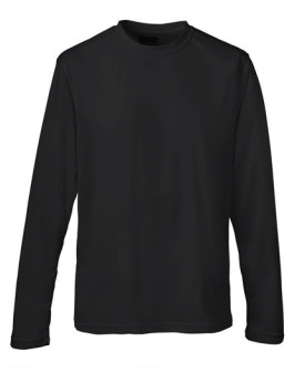 Tee shirt Personnalisé Manche Longue Bande de propreté|Col rond Homme  140 g/m² - Just Cool JC002 - Vêtements de Sport Person...