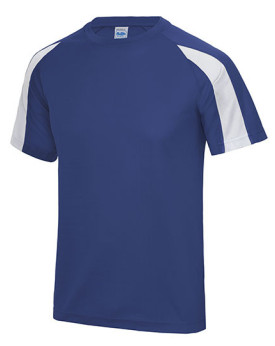Tee shirt Personnalisé Manche Courte|Raglan Bande de propreté|Col rond Homme 140 g/m² - Just Cool JC003 - Vêtements de Sport ...