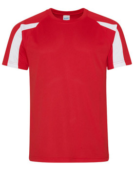 Tee shirt Personnalisé Manche Courte|Raglan Bande de propreté|Col rond Homme 140 g/m² - Just Cool JC003 - Vêtements de Sport ...