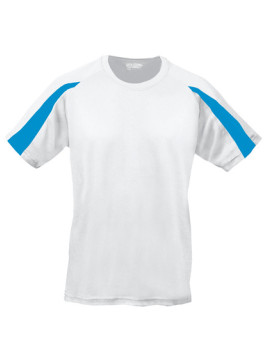 Tee shirt Personnalisé Manche Courte|Raglan Bande de propreté|Col rond Homme 140 g/m² - Just Cool JC003 - Vêtements de Sport ...