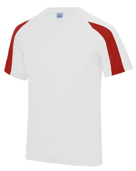 Tee shirt Personnalisé Manche Courte|Raglan Bande de propreté|Col rond Homme 140 g/m² - Just Cool JC003 - Vêtements de Sport ...