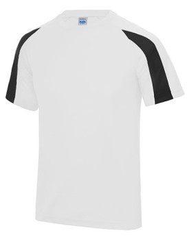 Tee shirt Personnalisé Manche Courte|Raglan Bande de propreté|Col rond Homme 140 g/m² - Just Cool JC003 - Vêtements de Sport ...