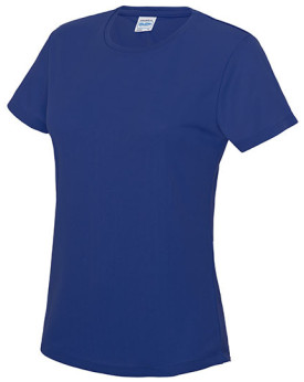 Tee shirt Personnalisé Manche Courte Bande de propreté|Col rond Femme  140 g/m² - Just Cool JC005 - Vêtements de Sport Person...