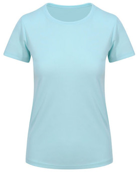 Tee shirt Personnalisé Manche Courte Bande de propreté|Col rond Femme  140 g/m² - Just Cool JC005 - Vêtements de Sport Person...