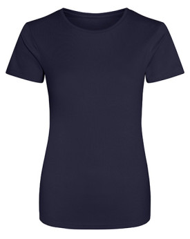 Tee shirt Personnalisé Manche Courte Bande de propreté|Col rond Femme  140 g/m² - Just Cool JC005 - Vêtements de Sport Person...