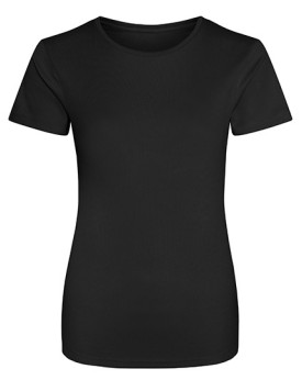 Tee shirt Personnalisé Manche Courte Bande de propreté|Col rond Femme  140 g/m² - Just Cool JC005 - Vêtements de Sport Person...