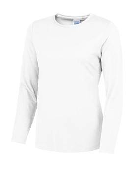 Tee shirt Personnalisé Manche Longue Col rond Femme  140 g/m² - Just Cool JC012 - Vêtements de Sport Personnalisés avec marqu...