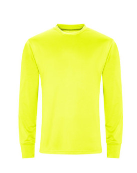 Tee shirt Personnalisé Manche Longue Bande de propreté|Col rond Homme ou Femme 135 g/m² - Just Cool JC023 - Tee shirt Personn...
