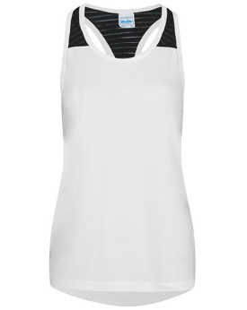 Tee shirt Personnalisé Sans Manche Bande de propreté|Racerback|Col rond Femme  135 g/m² - Just Cool JC027 - Vêtements de Spor...