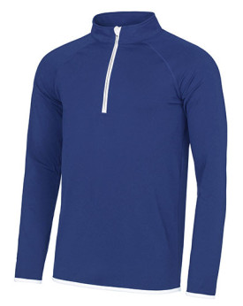 Sweat Personnalisée Manche Longue|Raglan Fermeture à glissière 1/2 Homme  280 g/m² - Just Cool JC031 - Vêtements de Sport Per...