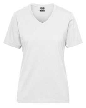 Tee shirt Personnalisé Manche Courte Bande de propreté|V-Neck Femme  160 g/m² - Daiber JN1807 - Tee shirt Personnalisé avec m...