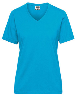 Tee shirt Personnalisé Manche Courte Bande de propreté|V-Neck Femme  160 g/m² - Daiber JN1807 - Tee shirt Personnalisé avec m...