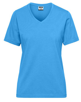 Tee shirt Personnalisé Manche Courte Bande de propreté|V-Neck Femme  160 g/m² - Daiber JN1807 - Tee shirt Personnalisé avec m...