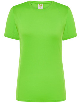 Tee shirt Personnalisé Manche Courte Duo 130 g/m² - JHK SPORTLADY - Tee shirt Personnalisé avec marquage broderie, flocage ou...