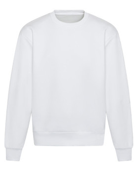 Sweat Personnalisée Manche Longue|avec liseré Col rond Homme ou Femme 440 g/m² - Just Hoods JH123 - Sweat Personnalisé avec m...