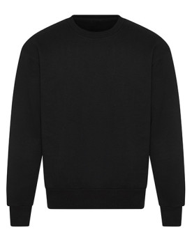 Sweat Personnalisée Manche Longue|avec liseré Col rond Homme ou Femme 440 g/m² - Just Hoods JH123 - Sweat Personnalisé avec m...