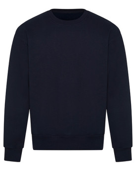 Sweat Personnalisée Manche Longue|avec liseré Col rond Homme ou Femme 440 g/m² - Just Hoods JH123 - Sweat Personnalisé avec m...