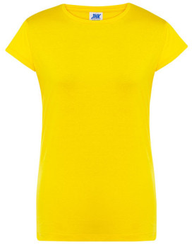 Tee shirt Personnalisé Manche Courte Femme 145 g/m² - JHK TSRLCMF - Tee shirt Personnalisé avec marquage broderie, flocage ou...