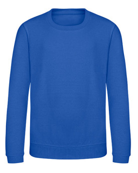 Sweat Personnalisé Manche Longue avec liseré Enfant 280 g/m² - Just Hoods JH030J - Sweat Personnalisé avec marquage broderie,...