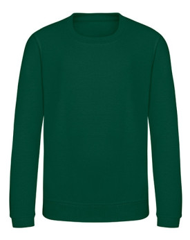 Sweat Personnalisé Manche Longue avec liseré Enfant 280 g/m² - Just Hoods JH030J - Sweat Personnalisé avec marquage broderie,...