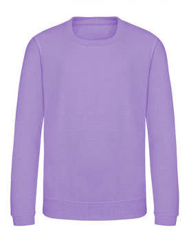 Sweat Personnalisé Manche Longue avec liseré Enfant 280 g/m² - Just Hoods JH030J - Sweat Personnalisé avec marquage broderie,...