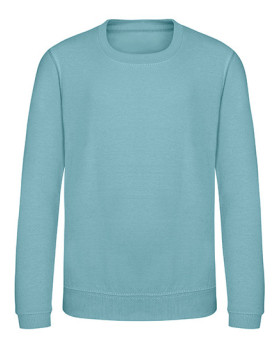 Sweat Personnalisé Manche Longue avec liseré Enfant 280 g/m² - Just Hoods JH030J - Sweat Personnalisé avec marquage broderie,...