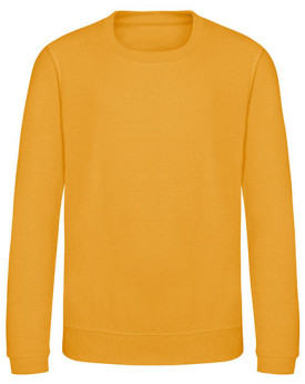 Sweat Personnalisé Manche Longue avec liseré Enfant 280 g/m² - Just Hoods JH030J - Sweat Personnalisé avec marquage broderie,...