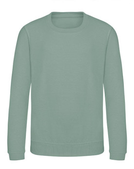 Sweat Personnalisé Manche Longue avec liseré Enfant 280 g/m² - Just Hoods JH030J - Sweat Personnalisé avec marquage broderie,...